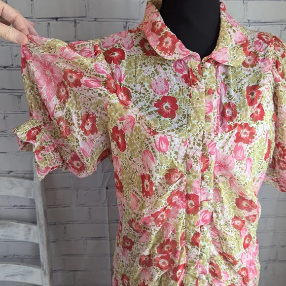 Anthropologie NWT mesh shirt dress - Picture 9 of 16